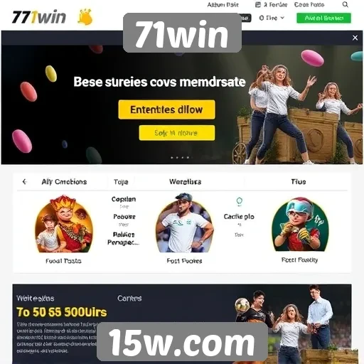 Informações sobre bônus e promoções do site 71win